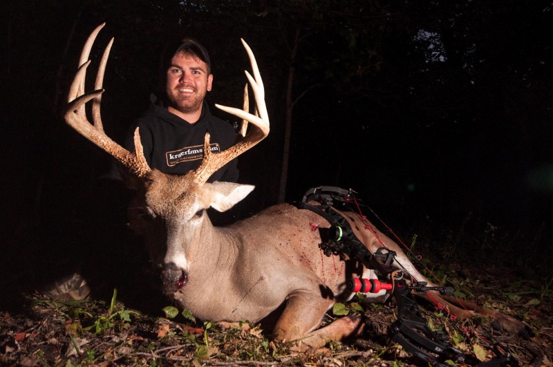 You can see the legs are curled in the "bedded" position, and creates the most natural pose for the deer.