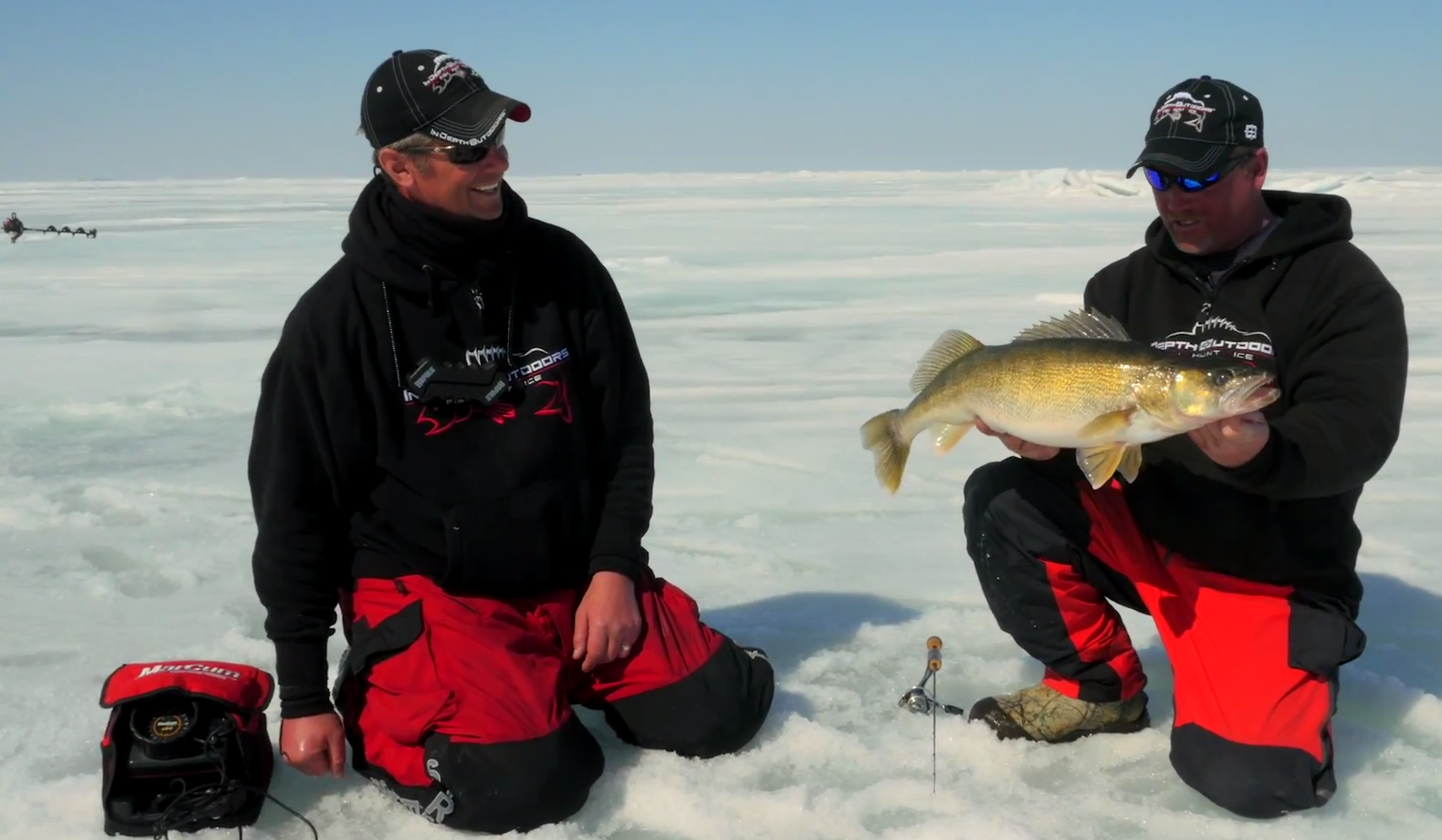 Ice Fishing | Giant Lake Erie Walleyes Round Two | Season 9 – Episode 16 | In-Depth Outdoors