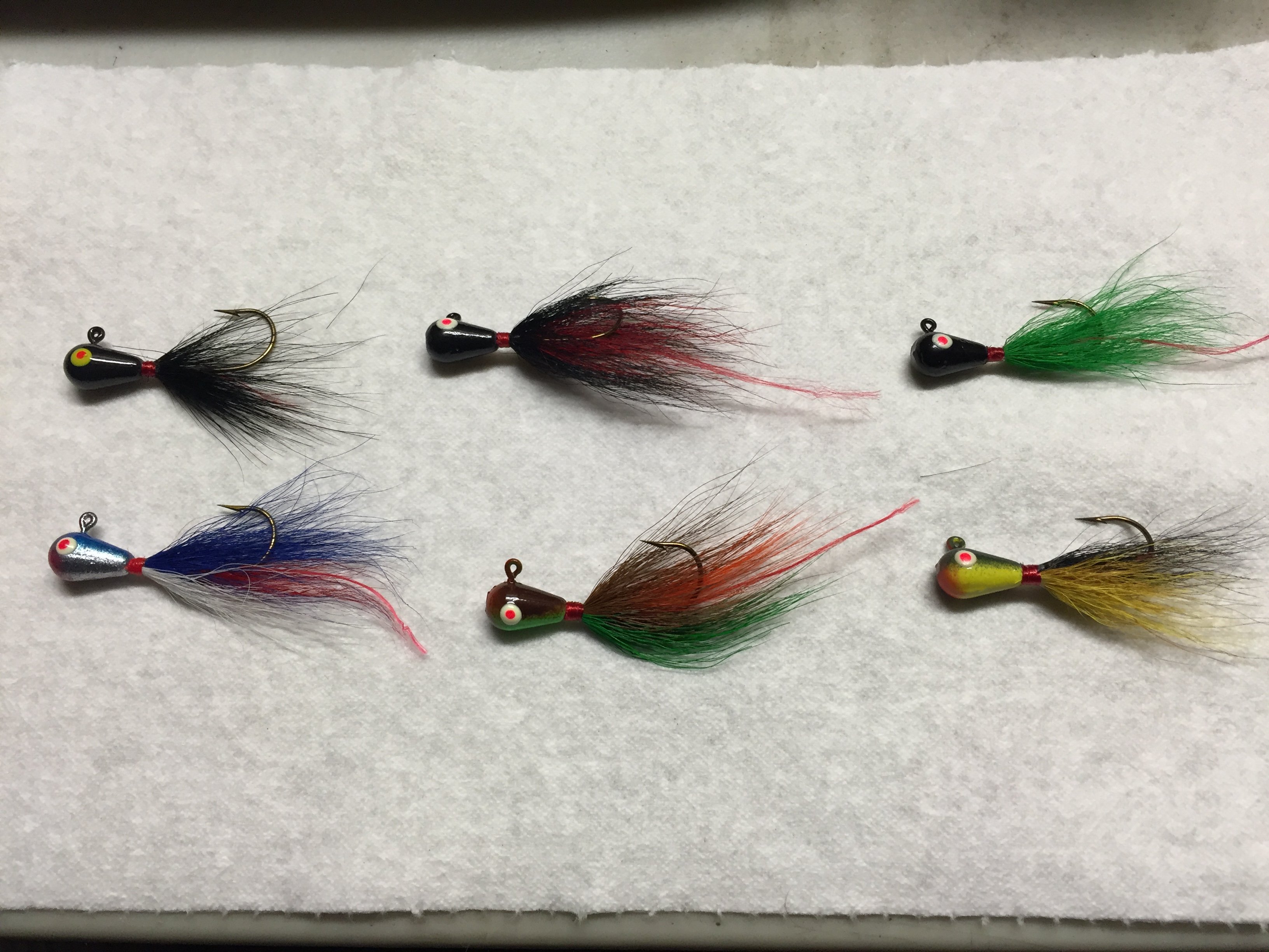 Walleye Hair Jigs - On the Fly Tackle