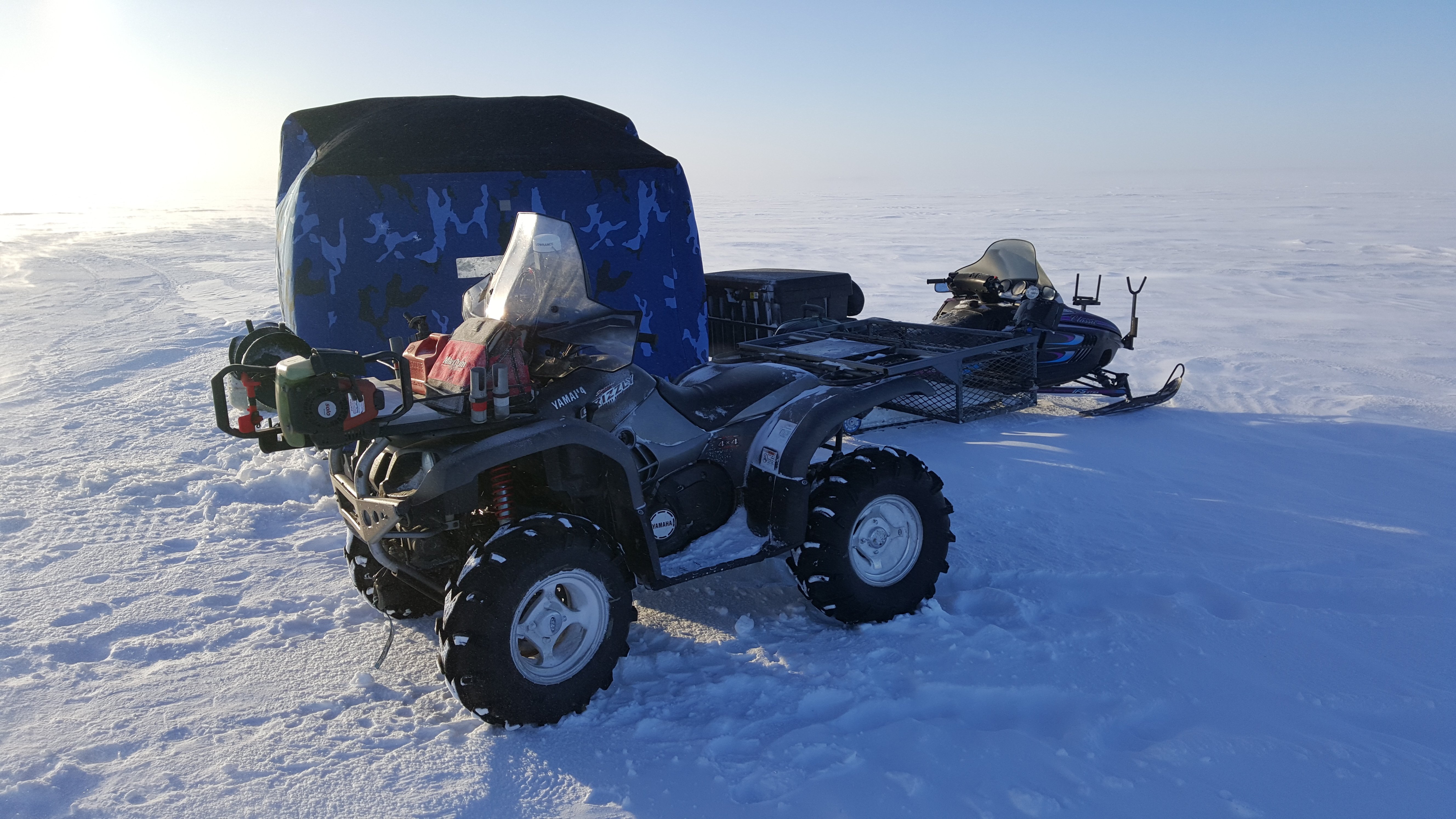 Ice is coming, time for some ATV/Sled and Shelter Mods - Ice Fishing Forum  - Ice Fishing Forum