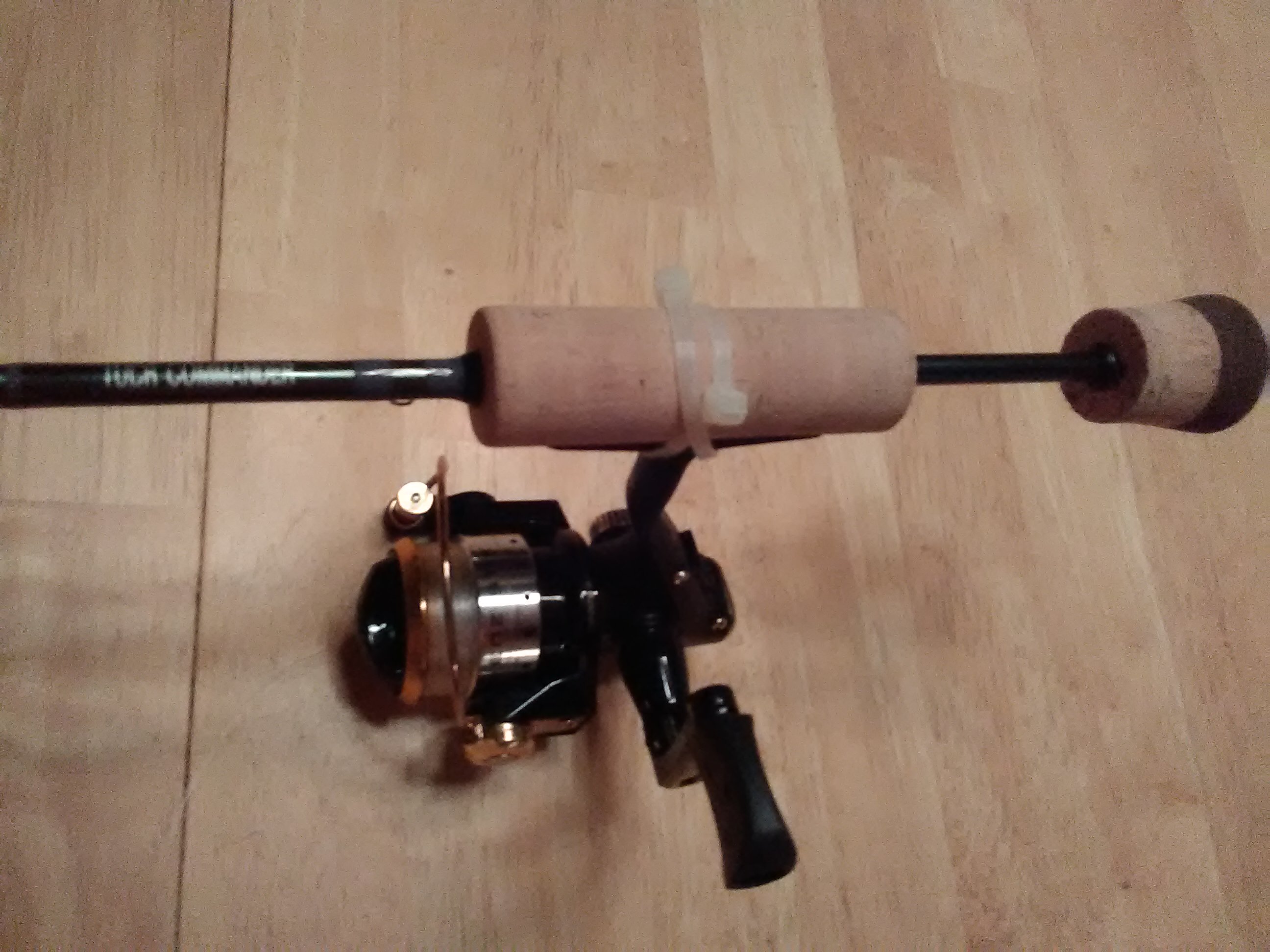 Best way to attach reel to split grip custom rod? - Ice Fishing