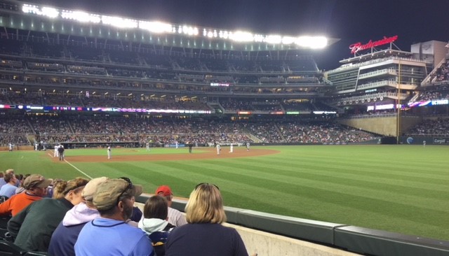 The view from the worst seat at Target Field – Twin Cities