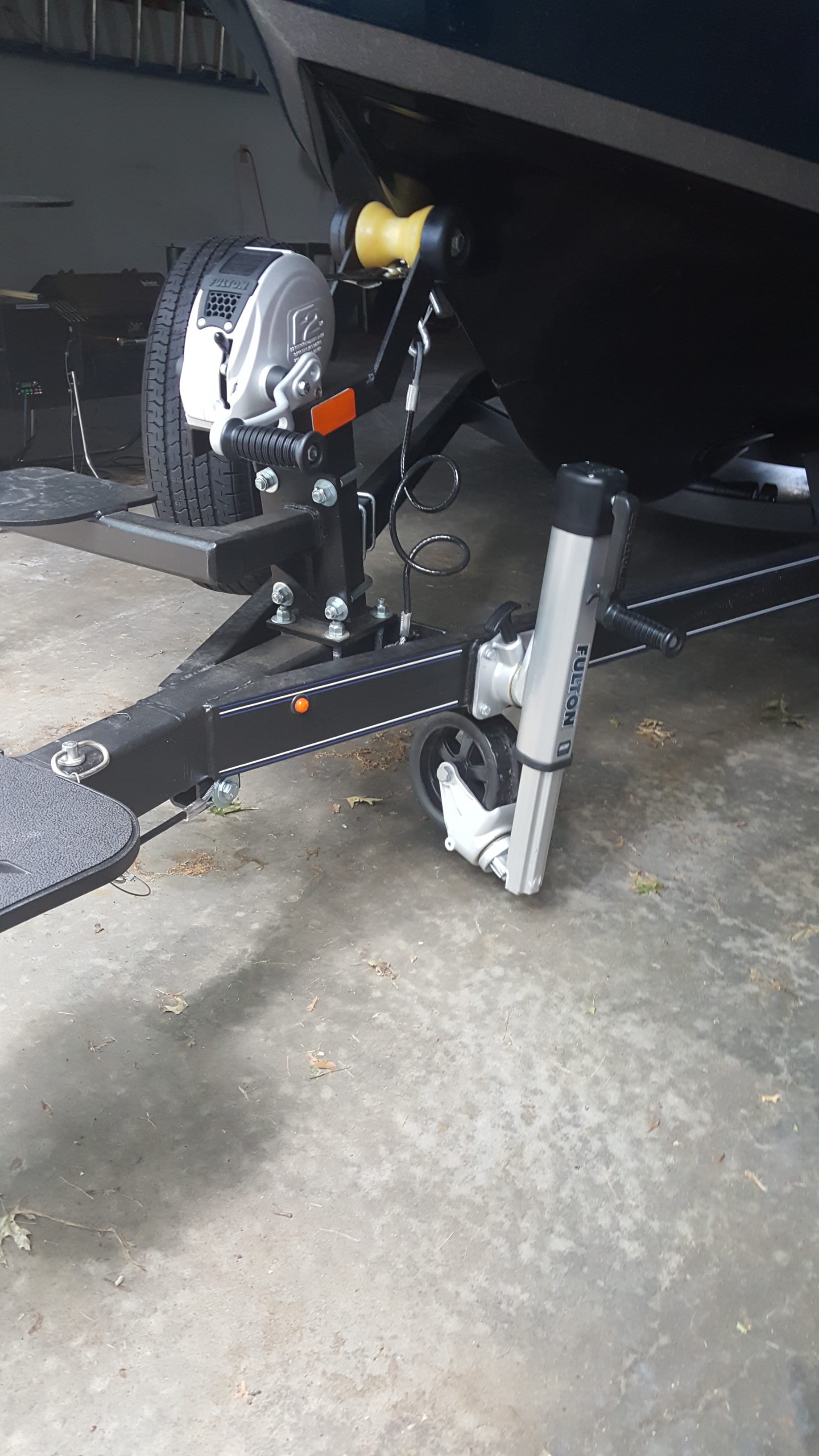 Can you move your loaded Single Axle Skeeter trailer around by hand ...