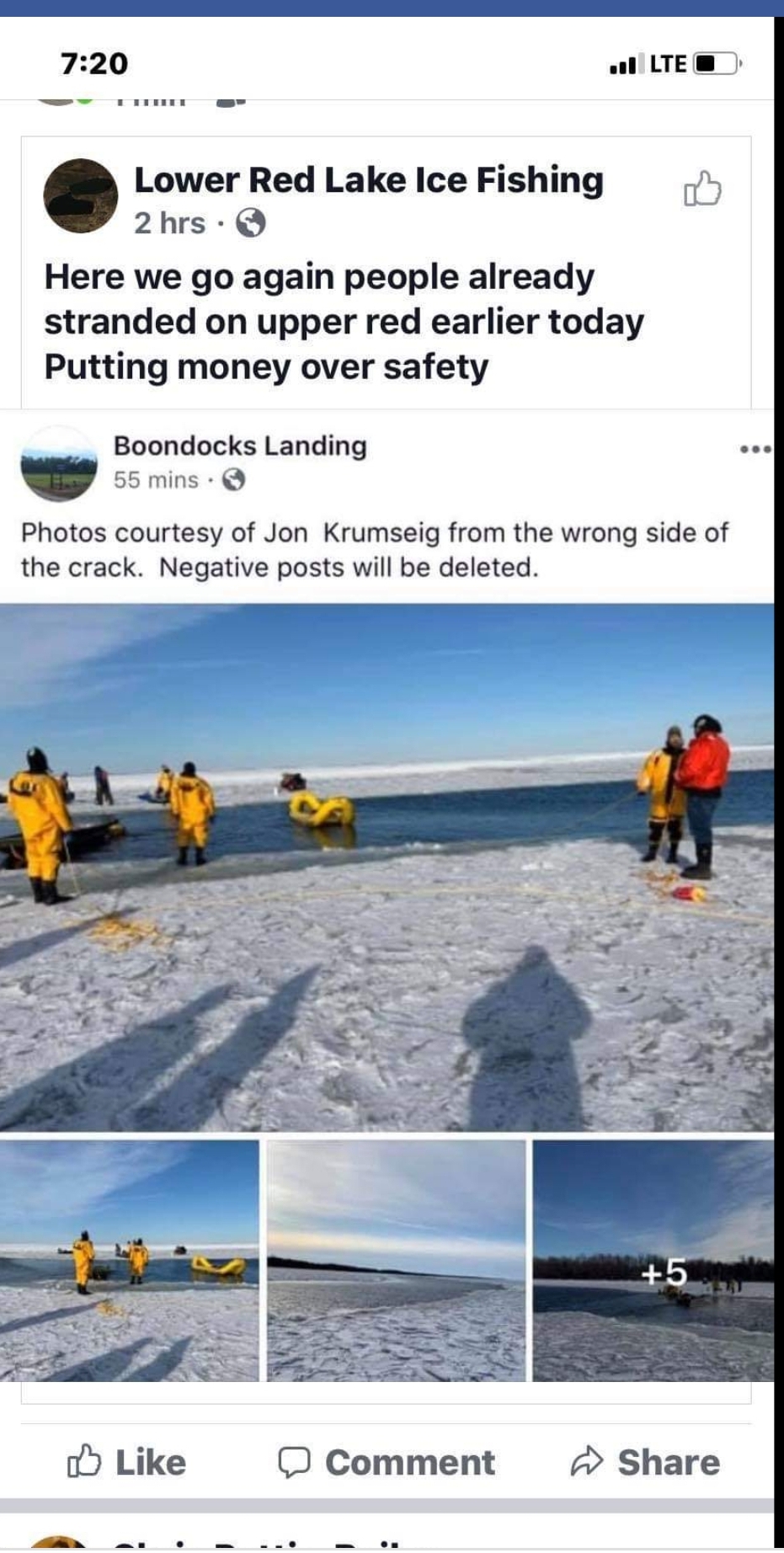 Upper Red Lake early ice (Catch and Cook) 