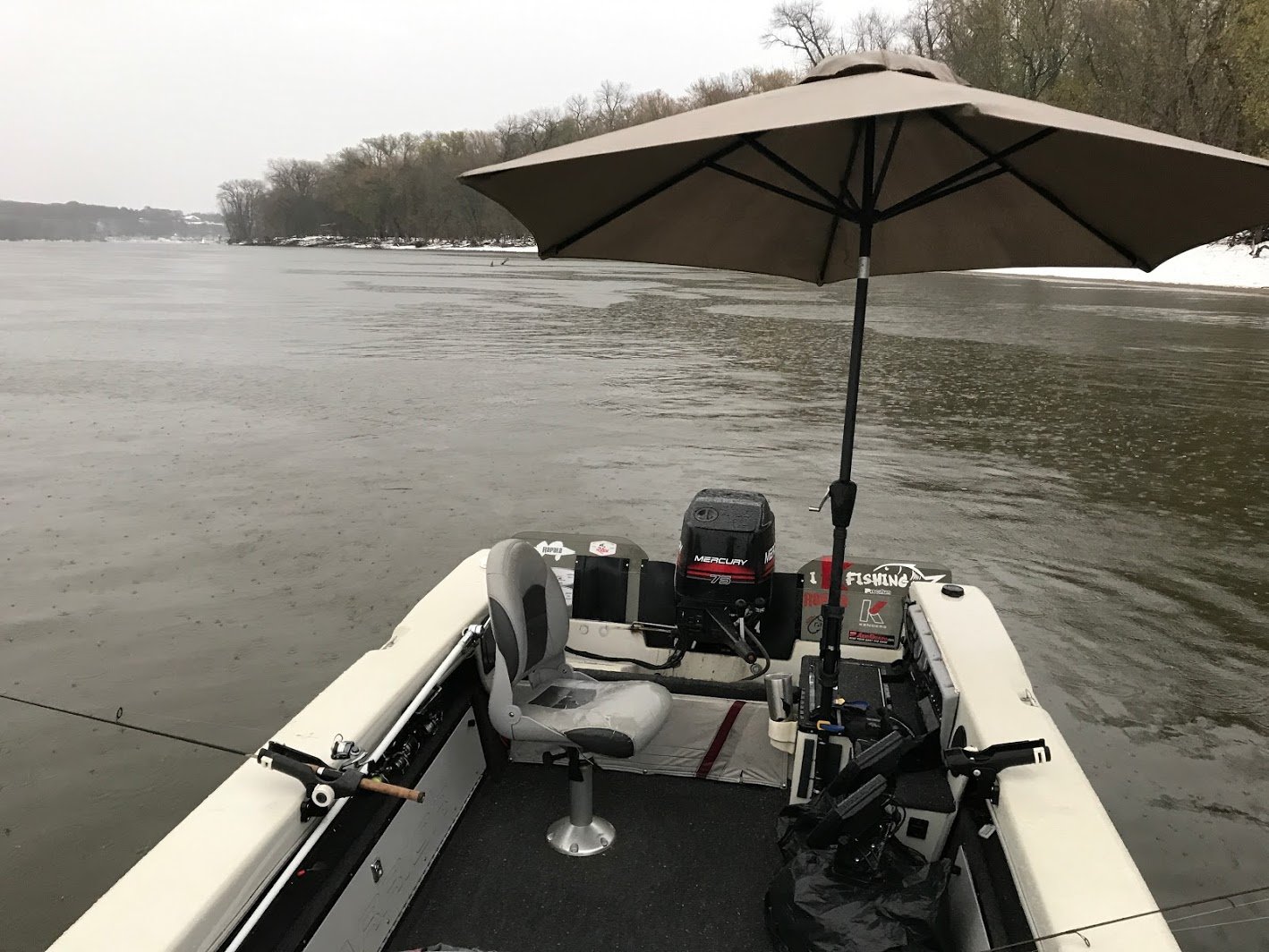 Boat umbrellas? need one taking the little one fishing this spring.. -  Walleye Message Central