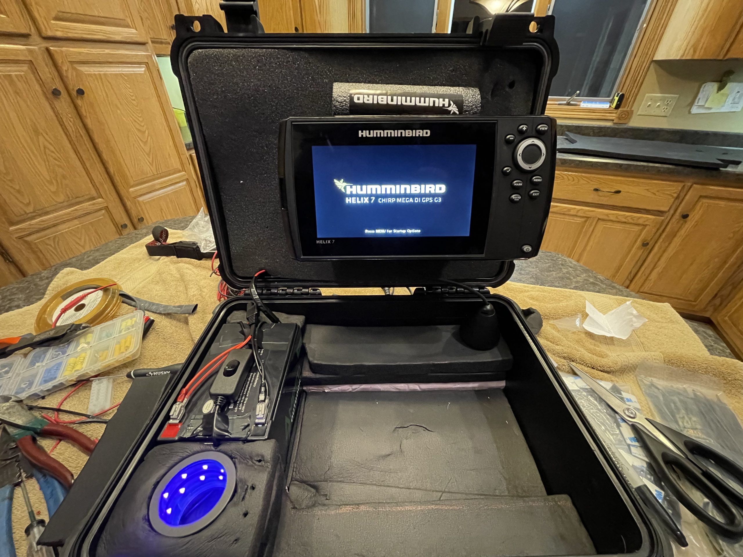 Shuttle and Battery for Helix 7 - Ice Fishing Forum - Ice Fishing