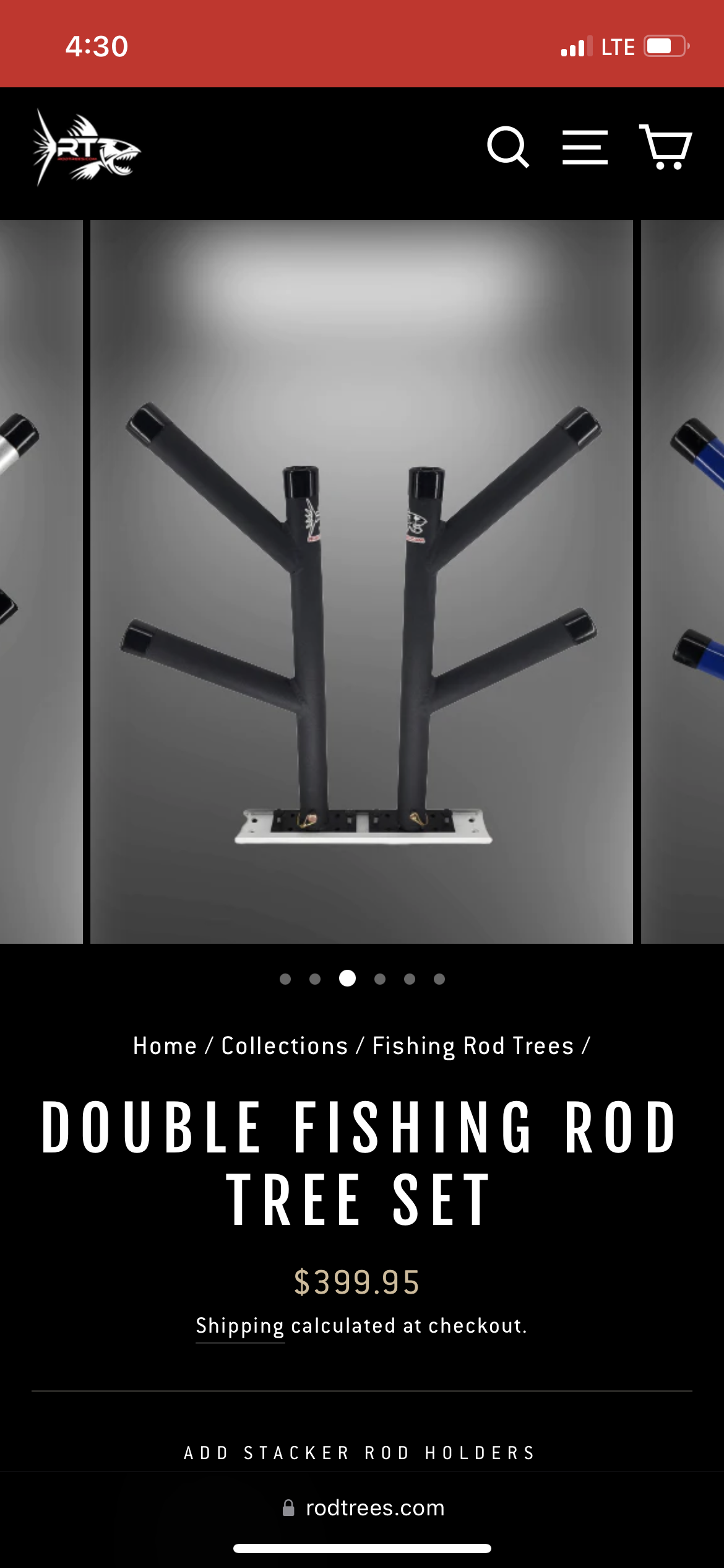 Cheap RodTrees.com Fishing Rod Trees Double Fishing Rod Tree Set