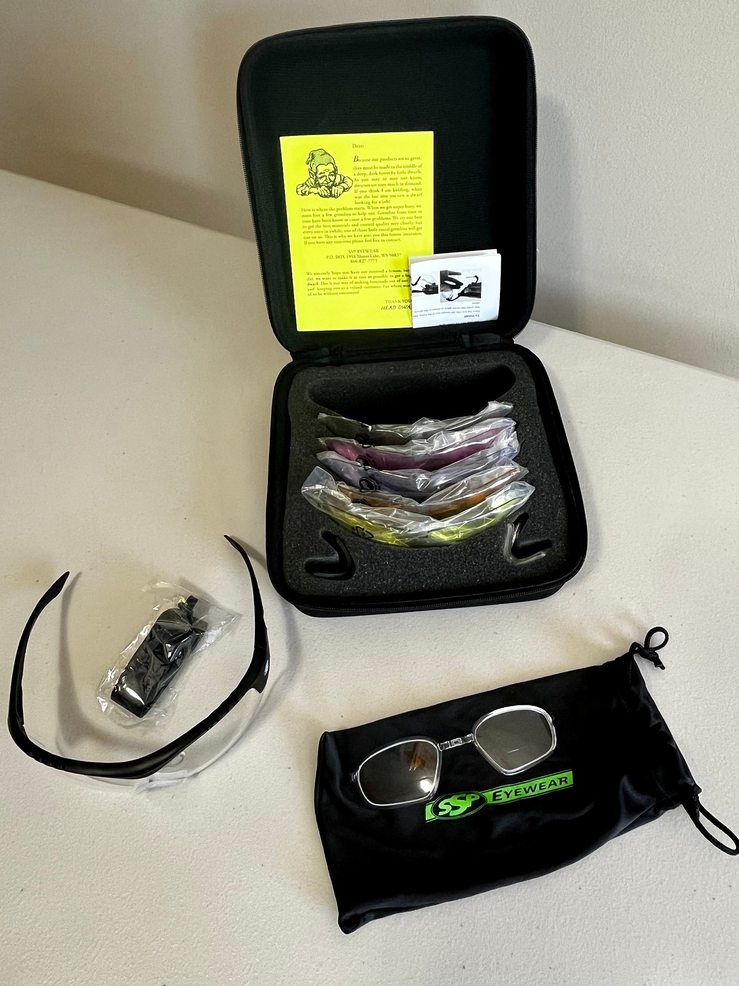 Protective Case for Shooting Glasses (6 Lenses)