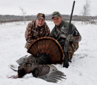 Brad and I enjoying another successful hunt together